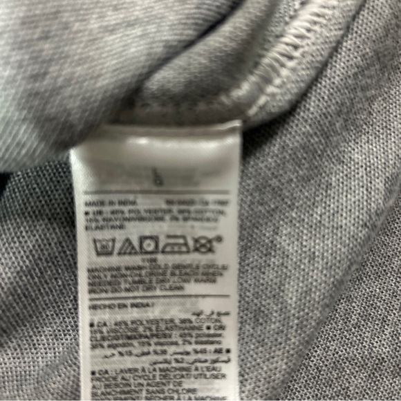 Old Navy Heavyweight Shirt Men’s Large Gray Soft Flannel Classic Fit Long Sleeve - Picture 9 of 11